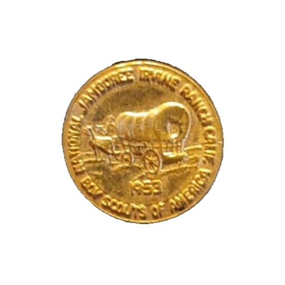 Vintage 1953 Boy Scouts of America National Jamboree Pin | Irvine Ranch, CA BSA